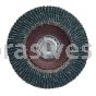 4-1/2 x 5/8-11 40 Grit Merit Type 29 High Density Zirc Powerflex Flap Discs
