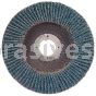 4-1/2 x 7/8 120 Merit Type 27 High Density Fiberglass Plate Zirc Powerflex Flap Discs