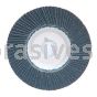 5 x 7/8 80 Merit Type 27 Aluminum Plate Zirc Powerflex Flap Discs