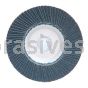 5 x 7/8 120 Grit Merit Type 27 Zirc Powerflex Flap Discs