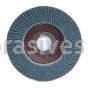 5 x 7/8 36 Merit Type 27 Fiberglass Plate Zirc Powerflex Flap Discs
