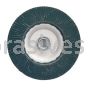 4-1/2 x 5/8-11 60 Grit Merit Type 27 Aluminum Plate Zirc Flap Discs