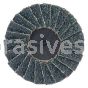 2" 60 Grit Merit Type 27 Mini Type 2 Zirc Flap Discs