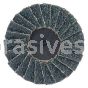 3" 120 Grit Merit Type 27 Mini Type 2 Zirc Flap Discs