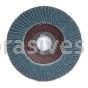 5 x 5/8-11 120 Grit Merit Type 27 Alo Powerflex Flap Discs