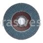 7 x 5/8-11 40 Merit Type 27 Fiberglass Plate Alo Powerflex Flap Discs
