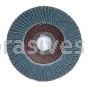 7 x 5/8-11 80 Grit Merit Type 27 Alo Powerflex Flap Discs