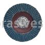 4-1/2 x 5/8-11 36 Grit Merit Type 27 High Density Zirc Powerflex Flap Discs