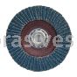 4-1/2 x 5/8-11 60 Grit Merit Type 27 High Density Zirc Powerflex Flap Discs