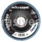 Weiler 31401 - 4-1/2" , 36Z, 7/8" A.H., Vortec Pro Abrasive Flap Disc, Flat, Phenolic Backing - 012382314019