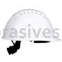 3M&trade; 7100239984 SecureFit&trade; Hard Hat H-701SFV-UV White Vented 4-Pt Pressure Diffusion Ratchet Suspension W/ Uvicator