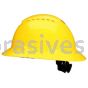 3M™ 7100240010 SecureFit™ Full Brim Hard Hat H-802SFV-UV Yellow Vented 4-Pt Pressure Diffusion Ratchet Suspension W/ UVicator