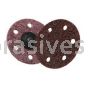 3M&trade; 7100086057 3 x 6 Holes TR A/O MED Scotch-Brite&trade; Roloc&trade; Surface Conditioning D/F Disc