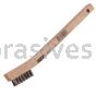 Osborn Curved Handle Scratch Brush 3 X 7 Rows Tan Polypro #54013