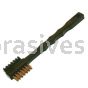 Osborn 7-1/4" All Purpose Scratch Brush Brass/Black Polypro #54375