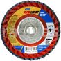 Norton 4-1/2 x 5/8-11 40 Grit Norton TwinStar Type 27 Norton Flap Discs