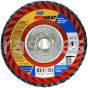 Norton 4-1/2 x 5/8-11/80/Norton TwinStar Type 27///Norton Flap Discs