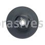 Norton 63642543235 5" Medium Rubber Smooth Face / Speed Change Back-up Pads