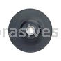 Norton 63642543240 7" Hard Rubber Smooth Face Speed Change Back-up Pads