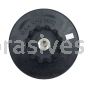 Norton 63642543245 7" Medium Rubber Smooth Face / Speed Change Back-up Pads