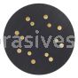 Norton 8" Norgrip Medium Low Profile Back Up Pads w/ 8 vacuum holes 6 screw