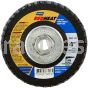 Norton 4-1/2 x 5/8-11 120 Norton TwinFiber Type 29 Norton Flap Discs