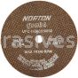 Norton 4 x .035 x 3/8 Gemini Free Cut D Sides Reinforced Type 01 Straight Wheels