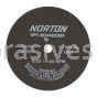 Norton 4 x 1/8 x 3/8 57A364-TB25N/D Sides Reinforced Type 01 Straight Wheels