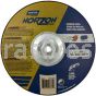 Norton 9 x 1/4 x 5/8-11 Norzon Plus Type 28 Depressed Center Saucer Wheels