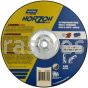 Norton 9 x 1/8 x 5/8-11 Norzon Plus Type 27 Depressed Center Wheels