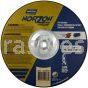 Norton 9 x 1/8 x 5/8-11 Norzon Plus Pipe Notcher Type 27 Depressed Center Wheels