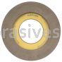 Norton 12 x 4 x 5 57A80-RR51 Rubber Feed Wheel Recess 2 Sides 7-1/2 x 1/2 Type 07