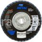 4-1/2 x 5/8-11 60 Grit Merit Metal Type 27 Fiberglass Plate Flap Discs