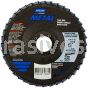 5 x 7/8 40 Grit Merit Metal Type 27 Fiberglass Plate Zirc Flap Discs