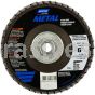 Merit Abrasives 66254491781 6 x 5/8-11 80 Grit Merit Zirc Metal Type 29 Flap Discs