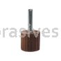 3 x 1 x 1/4 80 Merit Flexible Mini Grind-O-Flex Small Diameter Flap Wheels With 1/4" Steel Shank