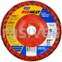 Norton 6 x 7/8 80 Norton Red Heat Quick Trim Type 27 - Plastic R983 Norton Flap Discs