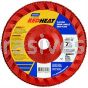 Norton 7 x 7/8 80 Norton Red Heat Quick Trim Type 27 - Plastic R983 Norton Flap Discs