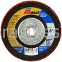 Norton 4-1/2 x 5/8-11 60 Norton Red Heat Type 27 High Density R983 Flap Discs