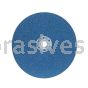 Norton 66261138819 7 x 5/8-11 24 Grit BlueFire Speed Change F826P Fiber Discs