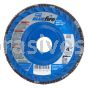 Norton Abrasives 66623341091 4-1/2 x 7/8 Norton BlueFire Quick Trim Type 27 Flap Discs