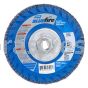 Norton Abrasives 66623341099 7 x 5/8-11 Norton BlueFire Quick Trim Type 27 Flap Discs