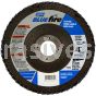 Norton 66623399051 4 x 5/8 60 Grit Bluefire R860 Type 29 Conical Standard Fiberglass Flap Discs