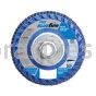 Norton 66623399139 4-1/2 x 5/8-11 80 Grit Bluefire R860 Type 27 Flat Standard Quick Trim Plastic Flap Discs
