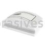 3-1/2 x 2-1/8 800 White Quadroflex Diamond Hand Pads Curved
