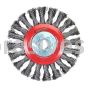 Norton 4-1/2 x .020 x 5/8-11 /Carbon Steel//Standard Twist Knot Wire Wheel Brushes - For Steel