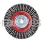 Norton 4 X .020 X 5/8-11 Carbon Steel Stringer Bead Knot Wire Brushes - For Steel