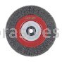 Norton 6 x .014 x 1/2-2 AH 1" Face Crimped Wire Wheel Brushes - For Steel