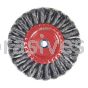 Norton 6 x .020 x 5/8-11 Standard Twist Knot Wire Wheel Brushes For Stainless Steel