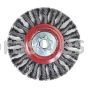Norton 4-1/2 x .020 x 5/8-11/Carbon Steel/*Bulk Packed/Full Cable Twist Knot Wire Wheel Brushes - For Steel